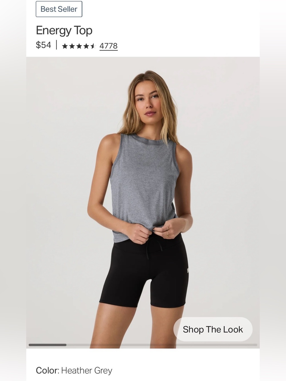 Vuori Energy Top Sz XS
